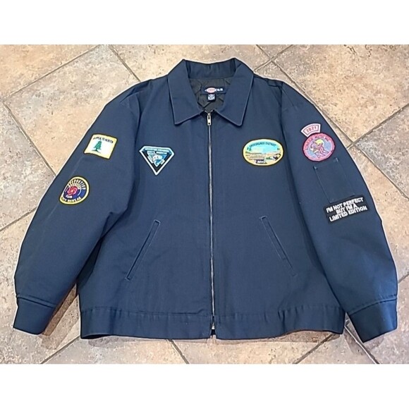 Dickies Men's Insulated Lined Quilted Eisenhower Zip Up Work Jacket Sz 2XL - Picture 1 of 12